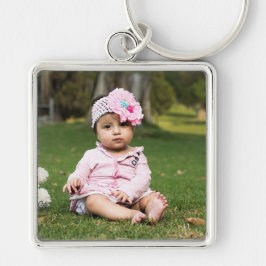 Personalisiertes großes Foto-Schlüsselkette Schlüsselanhänger