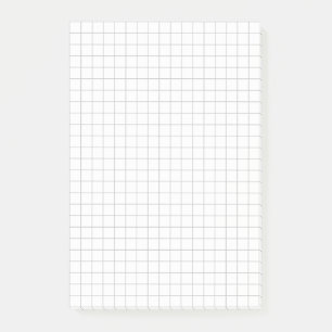 Personalisiertes großes Graph-Papier Post-it Klebezettel