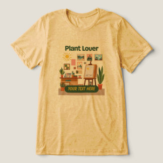 Personalisiertes Grün & Kreatives Arbeitsplatzdesi Tri-Blend Shirt