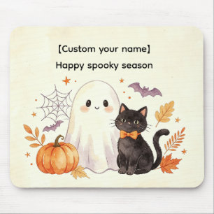 Personalisiertes Gruseliges Halloween-Mauspad Gho Mousepad