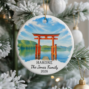 Personalisiertes Hakone-Keramik-Ornament, Benutzer Keramik Ornament