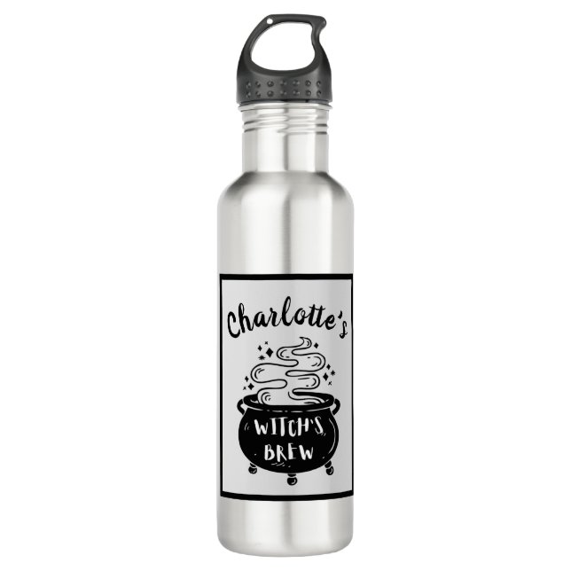 Personalisiertes Halloween Edelstahlflasche (Vorderseite)