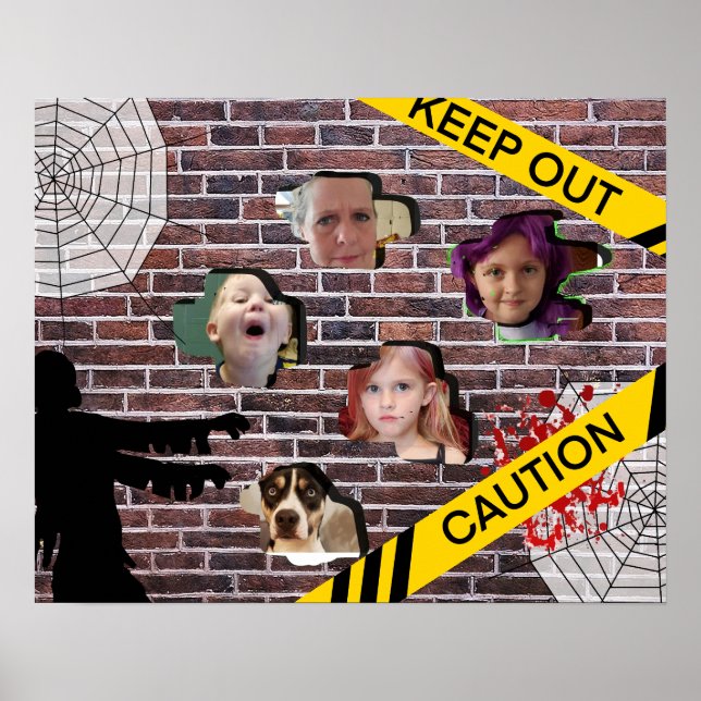 Personalisiertes Halloween-Foto Poster (Vorne)