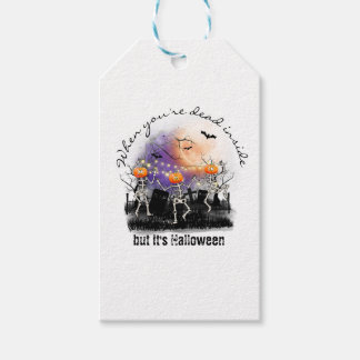 Personalisiertes Halloween Pumpkin Dance Niedlich Geschenkanhänger