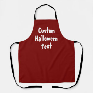 Personalisiertes Halloween Schürze