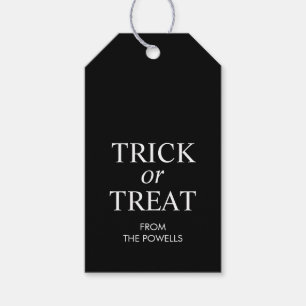 Personalisiertes Halloween-Süßigkeiten oder Saures Geschenkanhänger