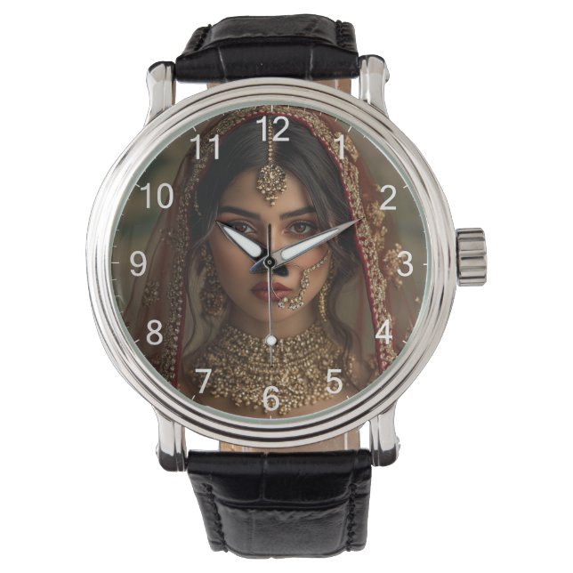 Personalisiertes Handgelenk für das benutzerdefini Armbanduhr (Vorderseite)