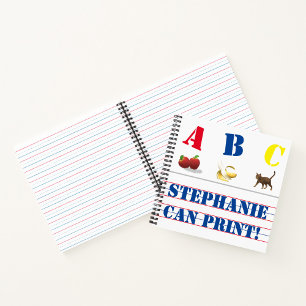 Personalisiertes Handschriftenhandbuch Notizbuch