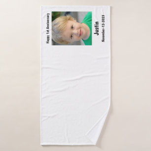 Personalisiertes Handtuch: Erstellen Sie Ihr eigen Badehandtuch
