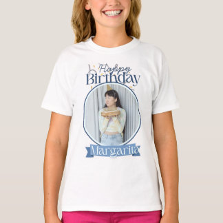 Personalisiertes Happy Birthday Foto T-Shirt | Ben