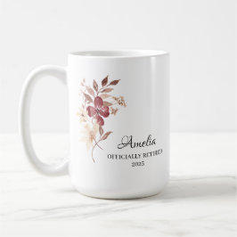 Personalisiertes Happy Retirement-Geschenk Kaffeetasse