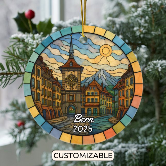 Personalisiertes Hartglas Bern Ornament (Von Creator hochgeladen)
