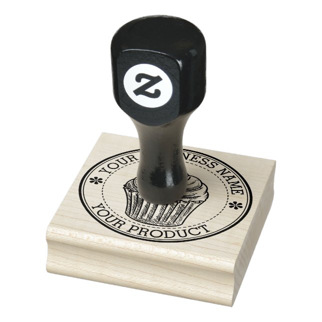 Personalisiertes, hausgemachtes Logo Gummistempel (Stempel)