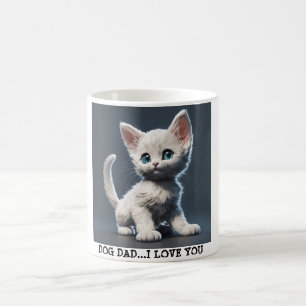 Personalisiertes Haustier am Vatertag Kaffeetasse