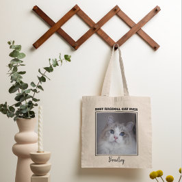 Personalisiertes Haustier Foto Best Ragdoll Chat Tragetasche