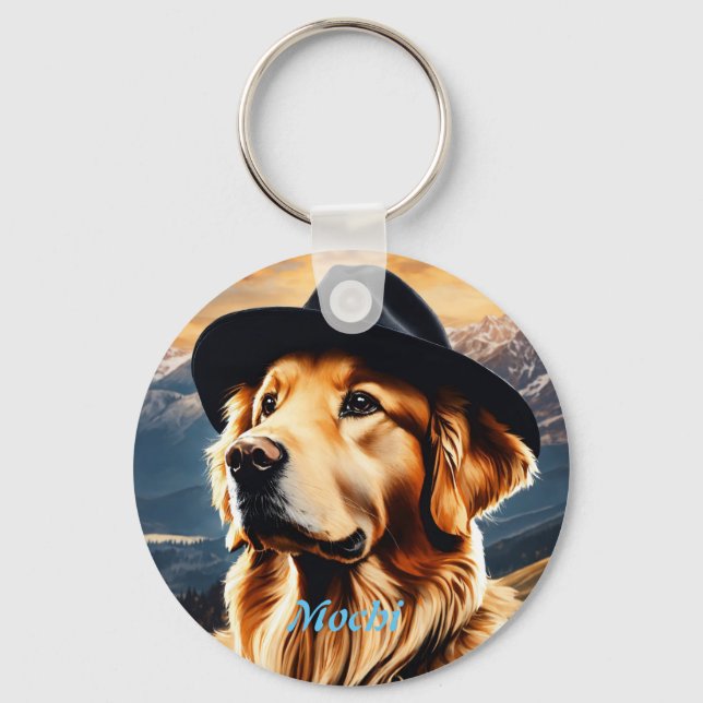 Personalisiertes Haustier Foto Hund Lover Keepake  Schlüsselanhänger (Vorderseite)