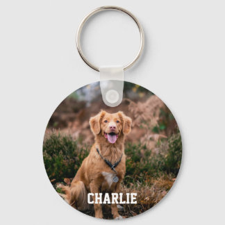 Personalisiertes Haustier Foto Hund Lover Keepake Schlüsselanhänger