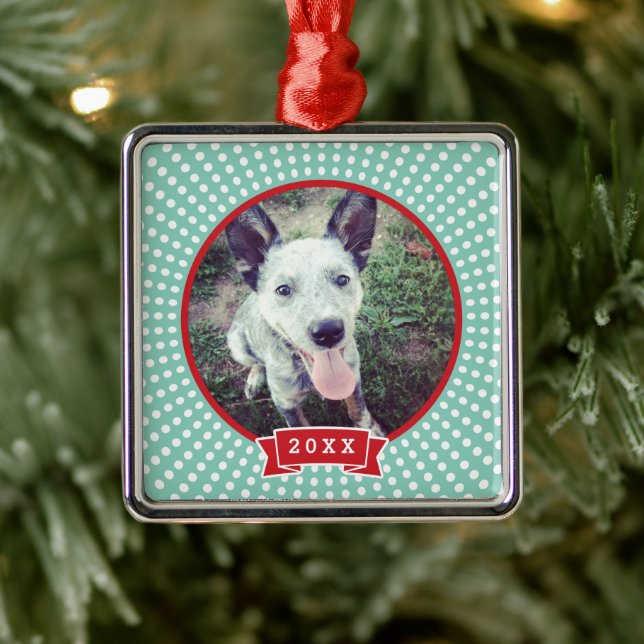 Personalisiertes Haustier Foto Keepake Ornament (Baum)