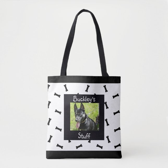 Personalisiertes Haustier-Foto Tasche (Vorderseite)