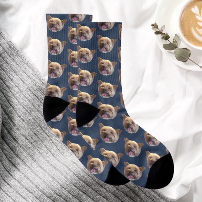 Personalisiertes Haustier Foto Weihnachten Geschen Socken (Von Creator hochgeladen)