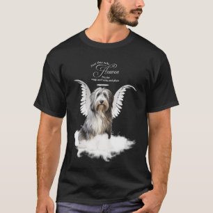 Personalisiertes Haustier-Gedenk-Englischer Schäfe T-Shirt