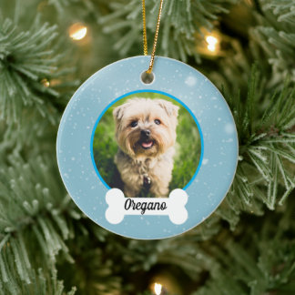 Personalisiertes Haustier-Ornament für Hunde Keramik Ornament