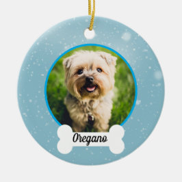 Personalisiertes Haustier-Ornament für Hunde Keramik Ornament