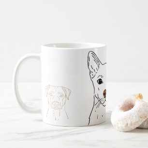 Personalisiertes Haustier-Porträt-Geschenk   Indiv Kaffeetasse