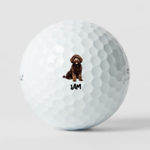 Personalisiertes Haustierbild Name Titleist Pro V1 Golfball