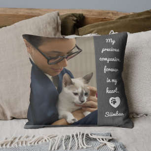 Personalisiertes Haustierfoto - Katzenliebhaber-An Kissen