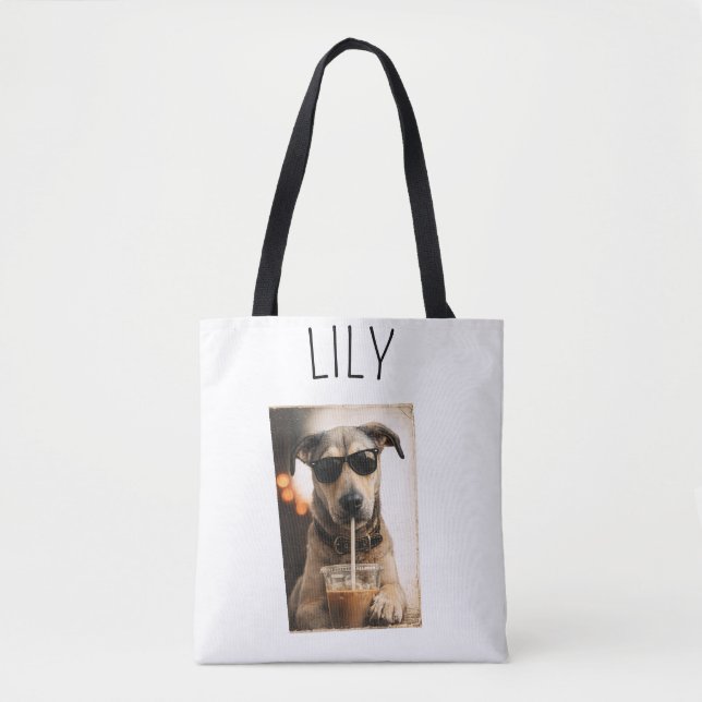 Personalisiertes Haustierfoto  Tasche (Vorderseite)