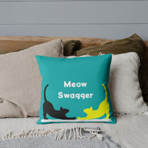 Personalisiertes Haustierliebhaber Lustiger Katzen Kissen