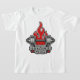 Personalisiertes Heften Dumbell Fitness Gym T-Shirt (Laydown)