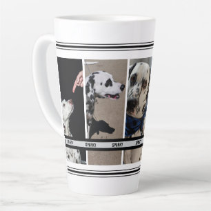 Personalisiertes Heimfoto Collage Handy Vertisch Milchtasse
