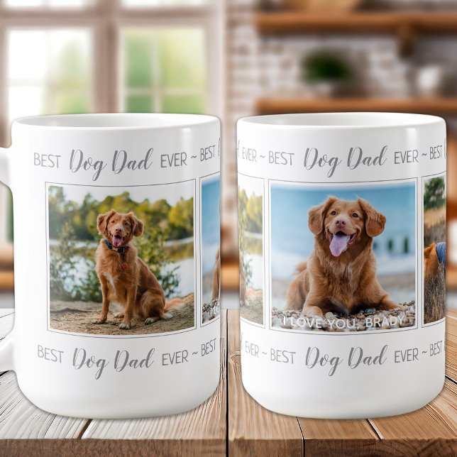 Personalisiertes Heimtier Foto Hund Vater Kaffeetasse (Von Creator hochgeladen)