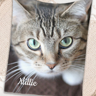 Personalisiertes Heimtier Foto Katze Lover Dog Kee Fleecedecke