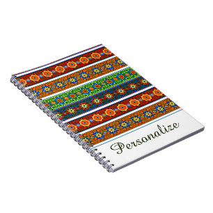Personalisiertes helles ornamentales Design Notizblock