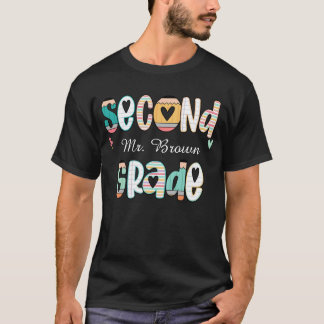Personalisiertes Hemd für einen Lehrer der zweiten T-Shirt