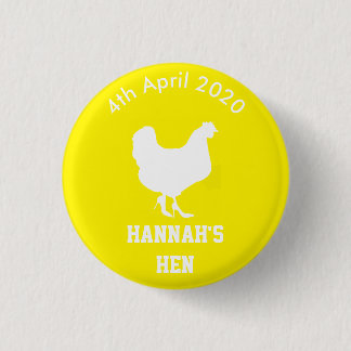 Personalisiertes Henne-NachtAbzeichen Button