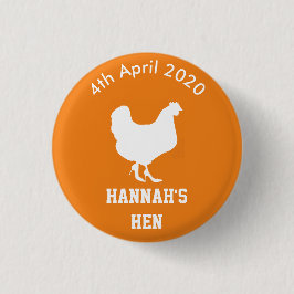 Personalisiertes Henne-NachtAbzeichen Button