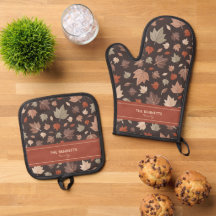 Personalisiertes Herbstlaub-Familiennamensgeschenk