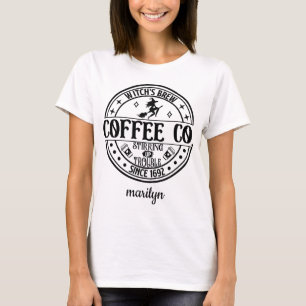 Personalisiertes Hexengebräu-Kaffee-Co.-T-Shirt T-Shirt