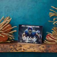 Personalisiertes High School Football Player Foto