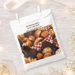 Personalisiertes Hinzufügen von Logo-Brot, Kondito Geschenktütchen