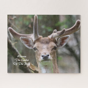 Personalisiertes Hirschgeweih-Jigsaw-Puzzle
