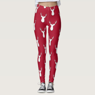 Personalisiertes Hirschtropfmuster Leggings