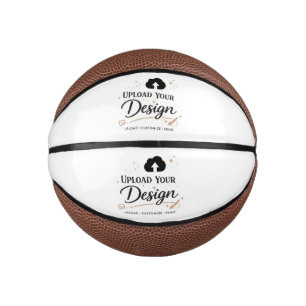 Personalisiertes Hochladen Ihres Design-Logos Mini Basketball