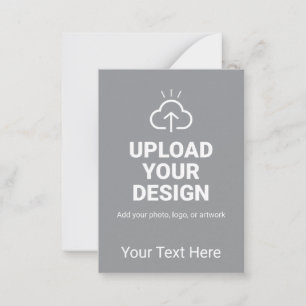 Personalisiertes Hochladen Sie Ihr Design und Text Mitteilungskarte