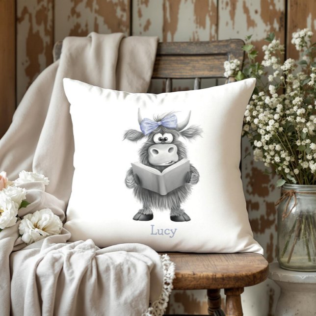 Personalisiertes Hochland-Kuhlesekissen Kissen (Von Creator hochgeladen)