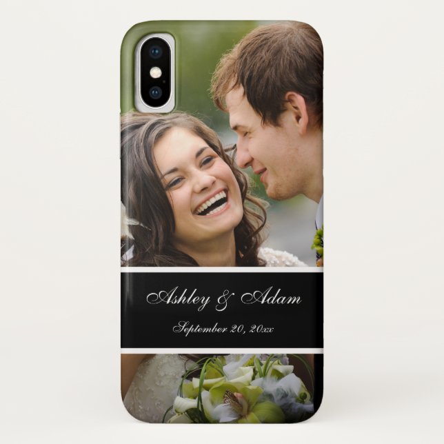 Personalisiertes Hochzeits-Foto-Andenken Case-Mate iPhone Hülle (Rückseite)